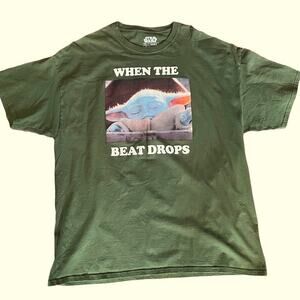 Star Wars Green Yoda Cotton T-shirt size 2XL